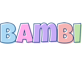 Bambi pastel logo