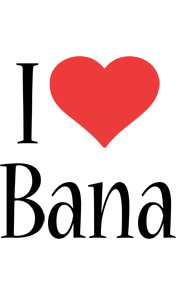 Bana i-love logo