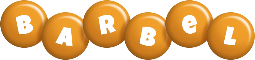 Barbel candy-orange logo