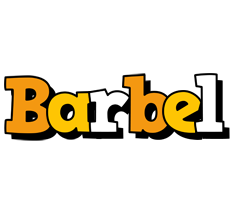 Barbel cartoon logo