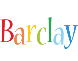 Barclay birthday logo