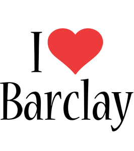 Barclay i-love logo