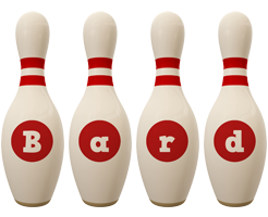 Bard bowling-pin logo