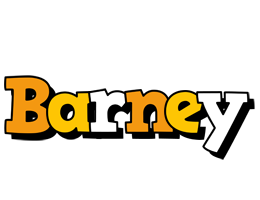 Barney cartoon logo