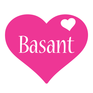 Basant love-heart logo