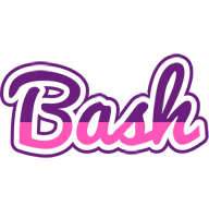 Bash cheerful logo