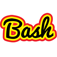 Bash flaming logo