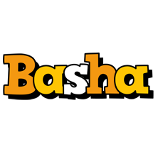 Basha cartoon logo