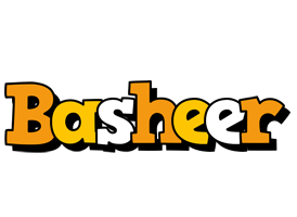 Basheer cartoon logo