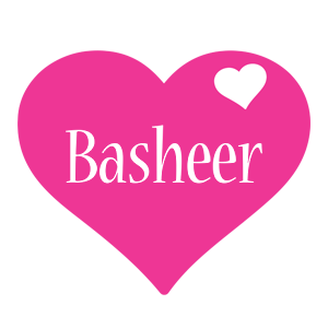 Basheer love-heart logo