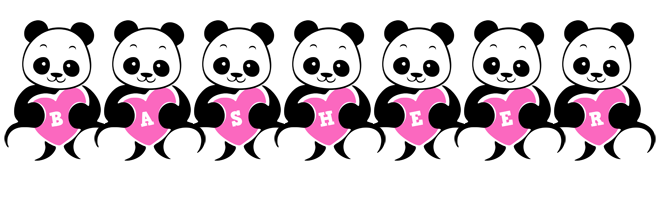 Basheer love-panda logo