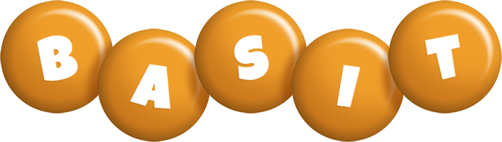 Basit candy-orange logo