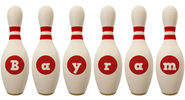 Bayram bowling-pin logo