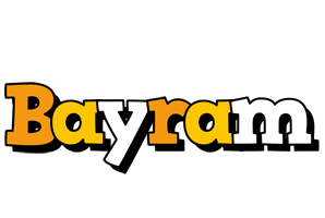Bayram cartoon logo