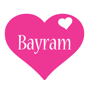 Bayram love-heart logo
