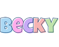 Becky pastel logo