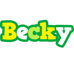 Becky soccer logo
