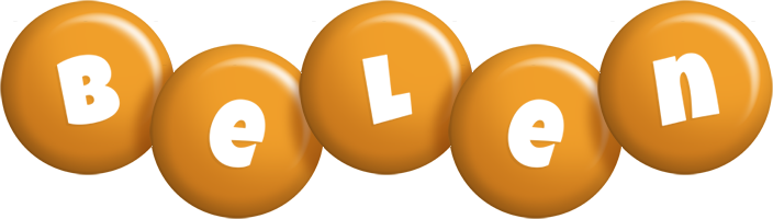 Belen candy-orange logo