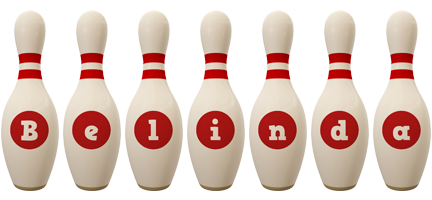 Belinda bowling-pin logo