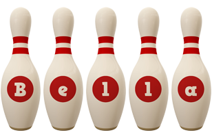 Bella bowling-pin logo