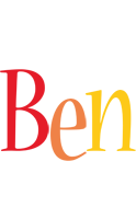 Ben birthday logo