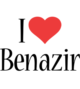 Benazir i-love logo