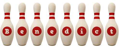 Benedict bowling-pin logo
