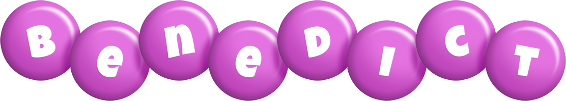 Benedict candy-purple logo
