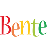 Bente birthday logo