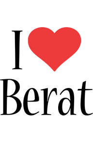 Berat i-love logo