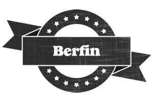 Berfin grunge logo