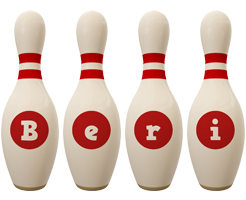 Beri bowling-pin logo