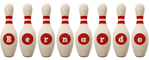 Bernardo bowling-pin logo