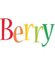 Berry birthday logo