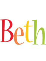 Beth birthday logo