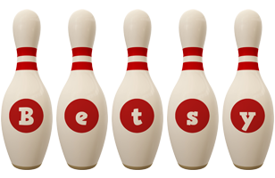 Betsy bowling-pin logo