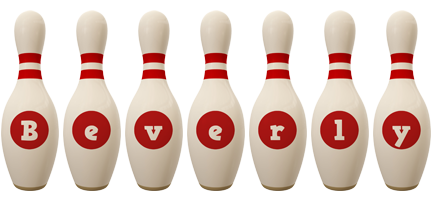 Beverly bowling-pin logo