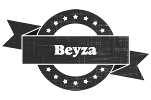 Beyza grunge logo