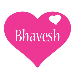 Bhavesh love-heart logo