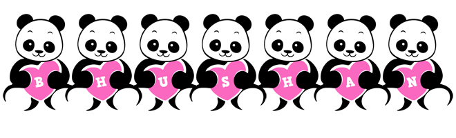 Bhushan love-panda logo