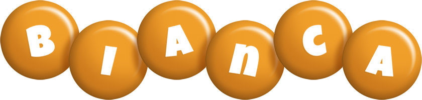 Bianca candy-orange logo