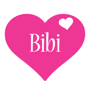 Bibi love-heart logo