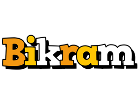 Bikram cartoon logo