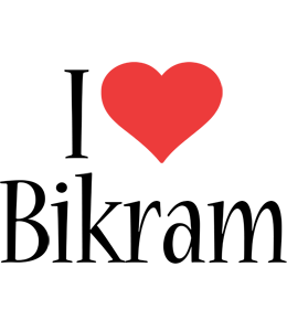Bikram i-love logo