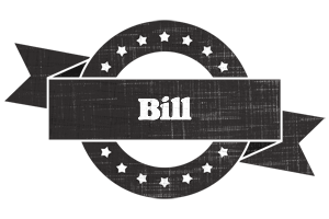 Bill grunge logo