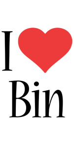 Bin i-love logo