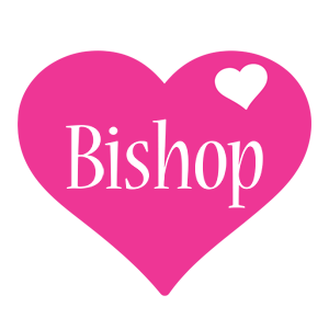 Bishop love-heart logo