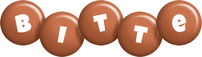 Bitte candy-brown logo