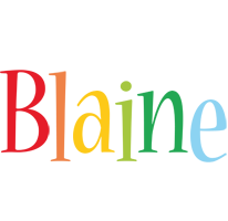 Blaine birthday logo