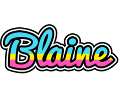 Blaine circus logo